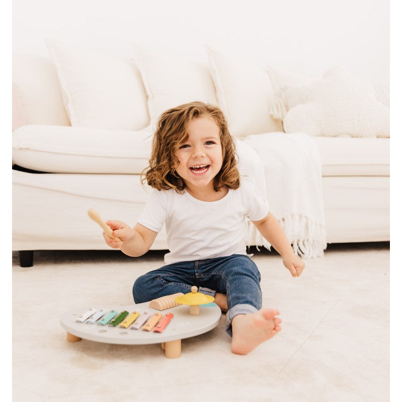 Bubble Wooden Music Table