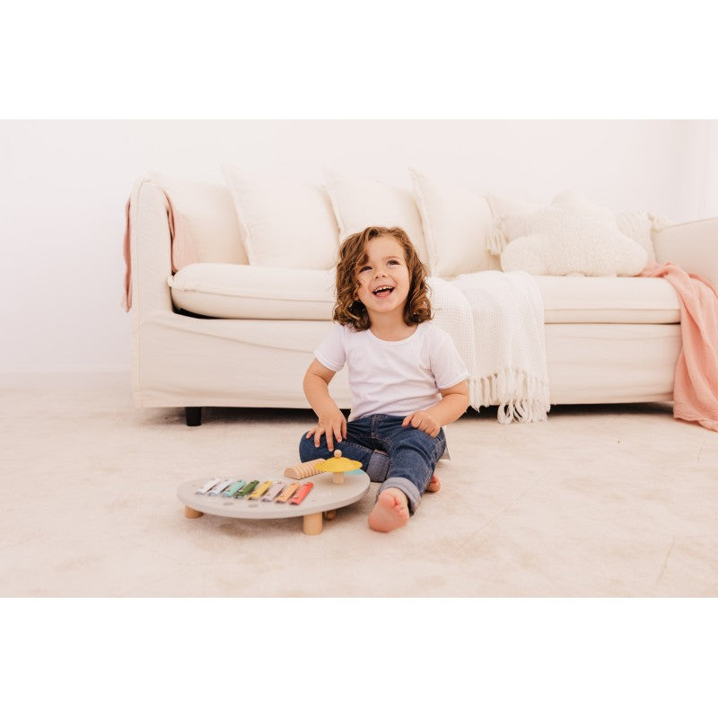 Bubble Wooden Music Table