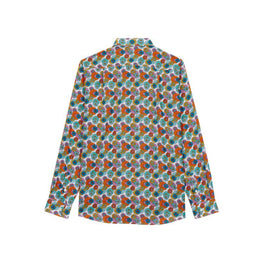 Multicolor Family Print Marguerite Unisex Caracal Shirt