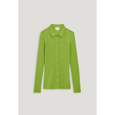 Women Wool Shirt - Matcha