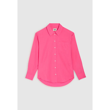 Women Cotton Shirt - Bubble Gum