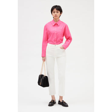 Women Cotton Shirt - Bubble Gum