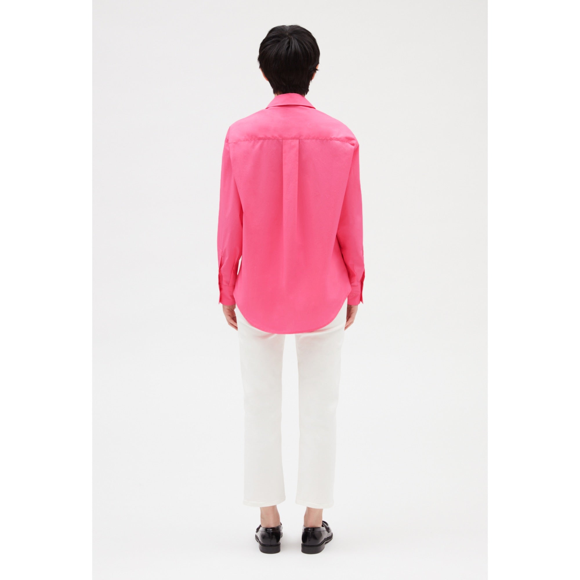 Women Cotton Shirt - Bubble Gum