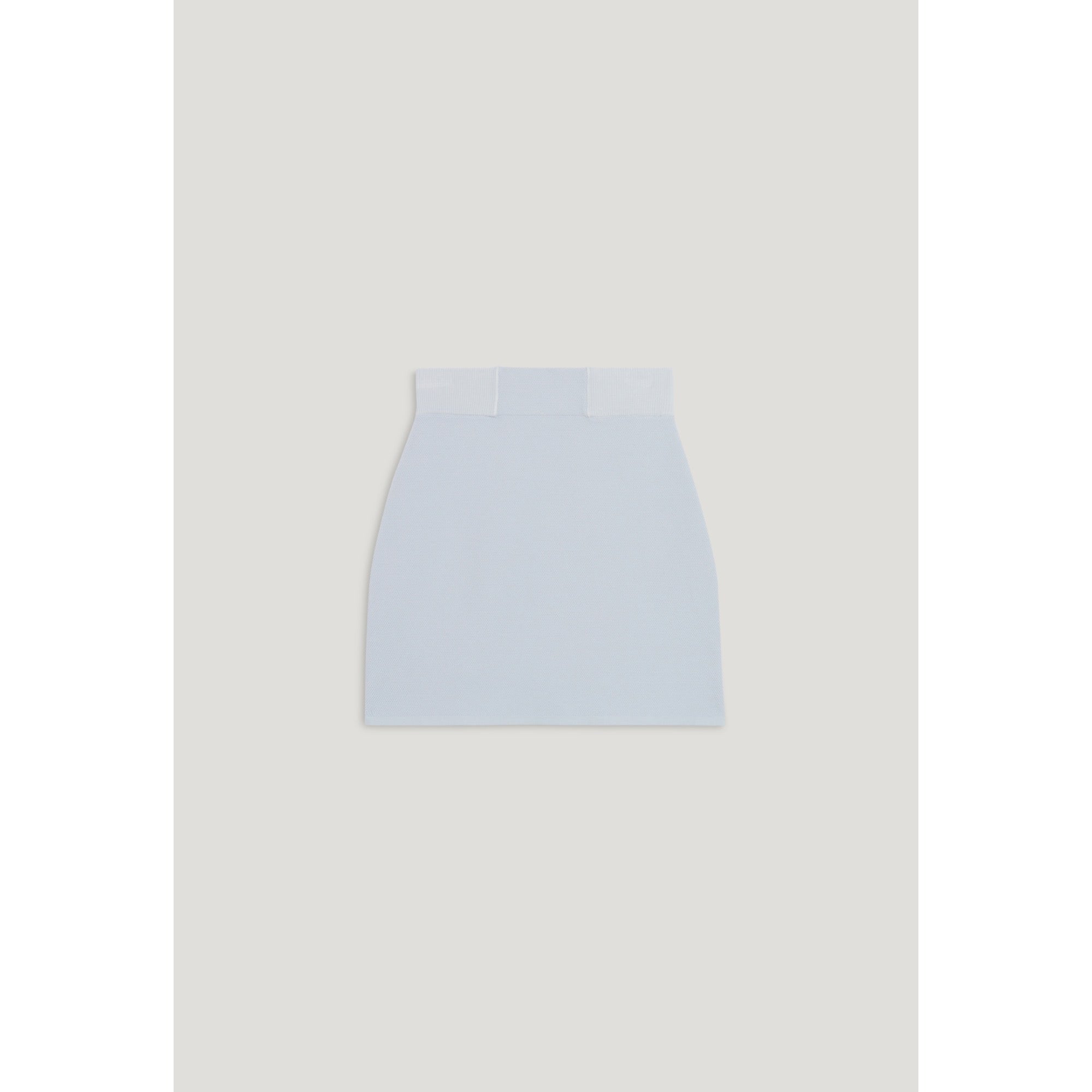 Women Short High-Waisted Skirt - Sky Blue