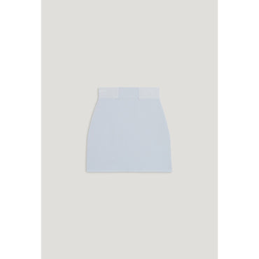 Women Short High-Waisted Skirt - Sky Blue