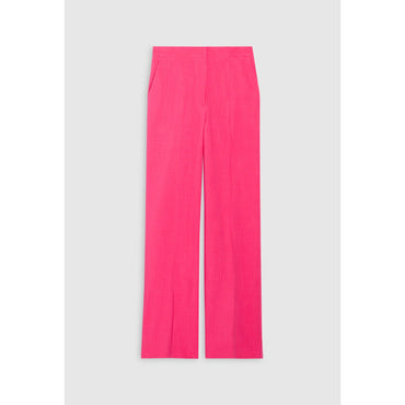 Women Loose Pink Trousers - Bubble Gum