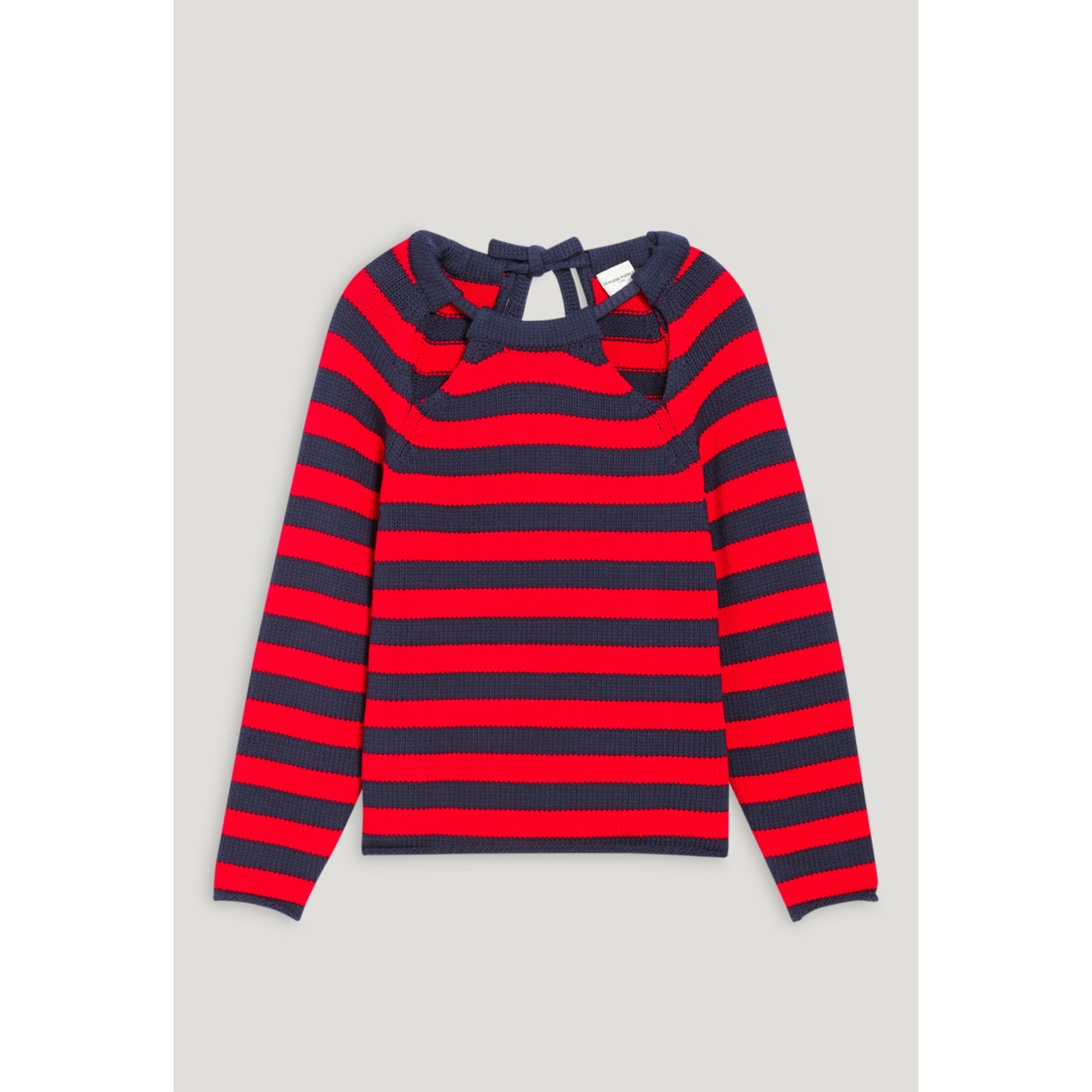 Women Two-Tone Striped Jumper - Dual-Color