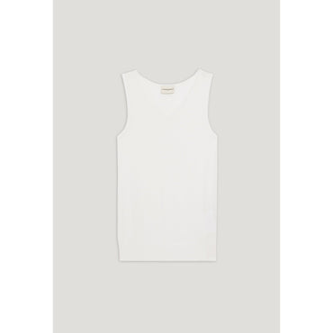 Women Knit Vest - Ecru
