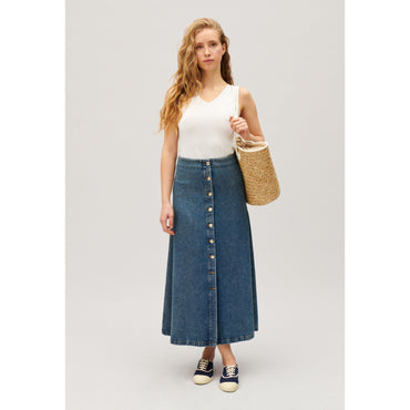 Women Knit Vest - Ecru