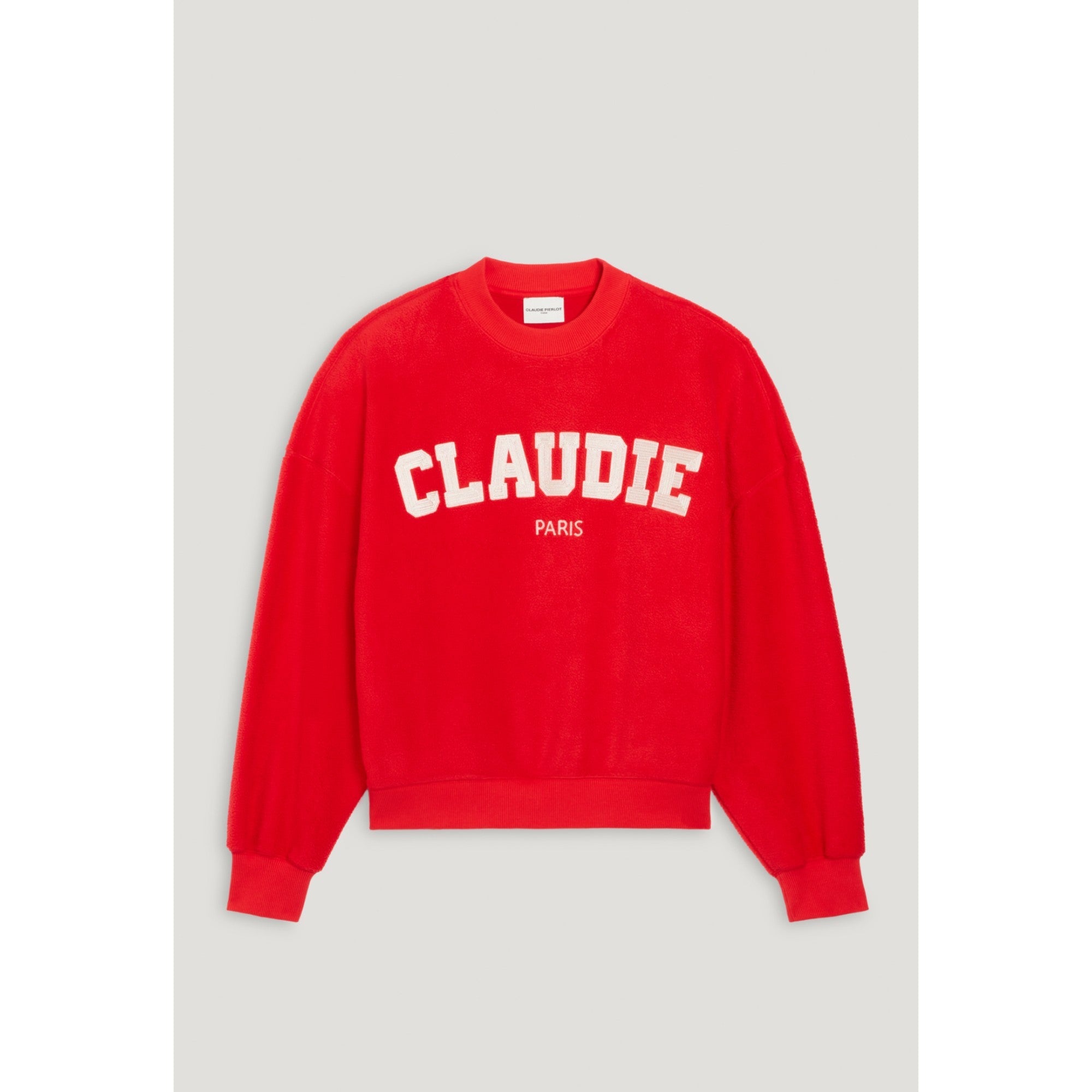 Women Cherry Fleece Sweatshirt - Cerise