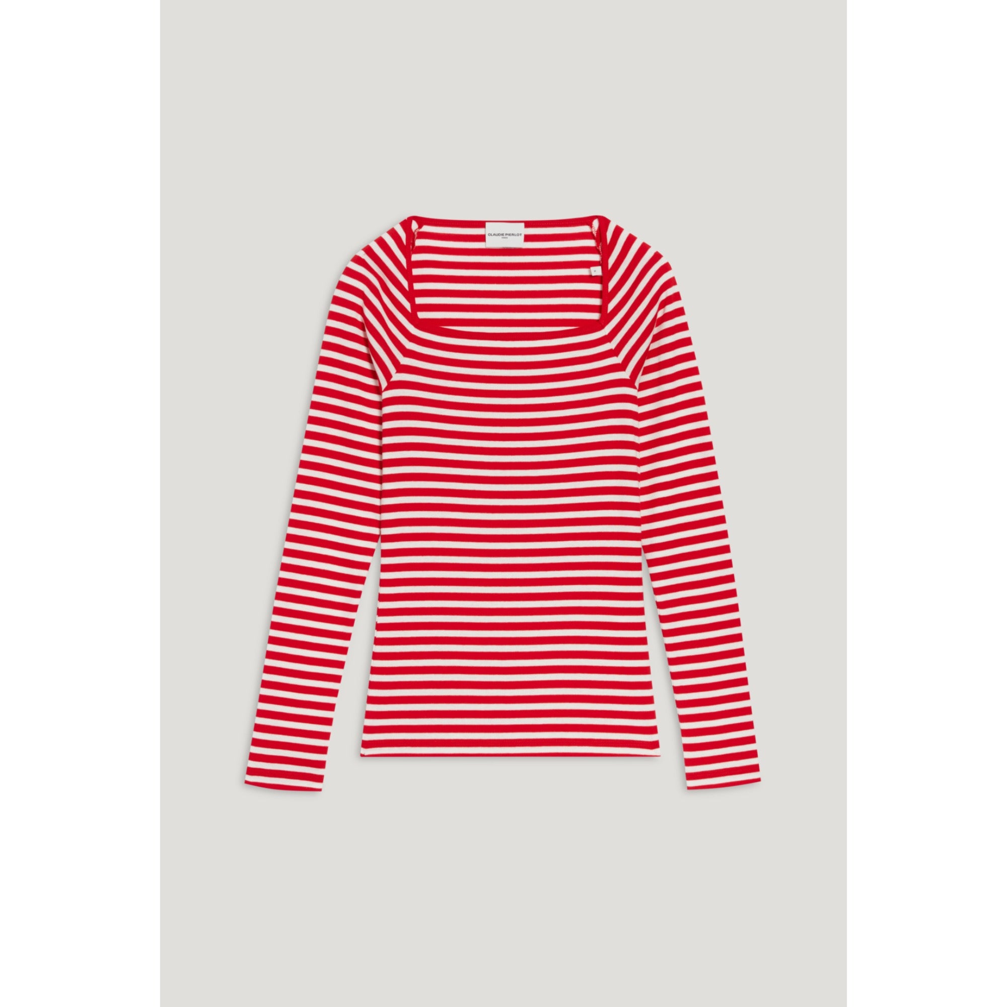 Women Striped T-Shirt - Red