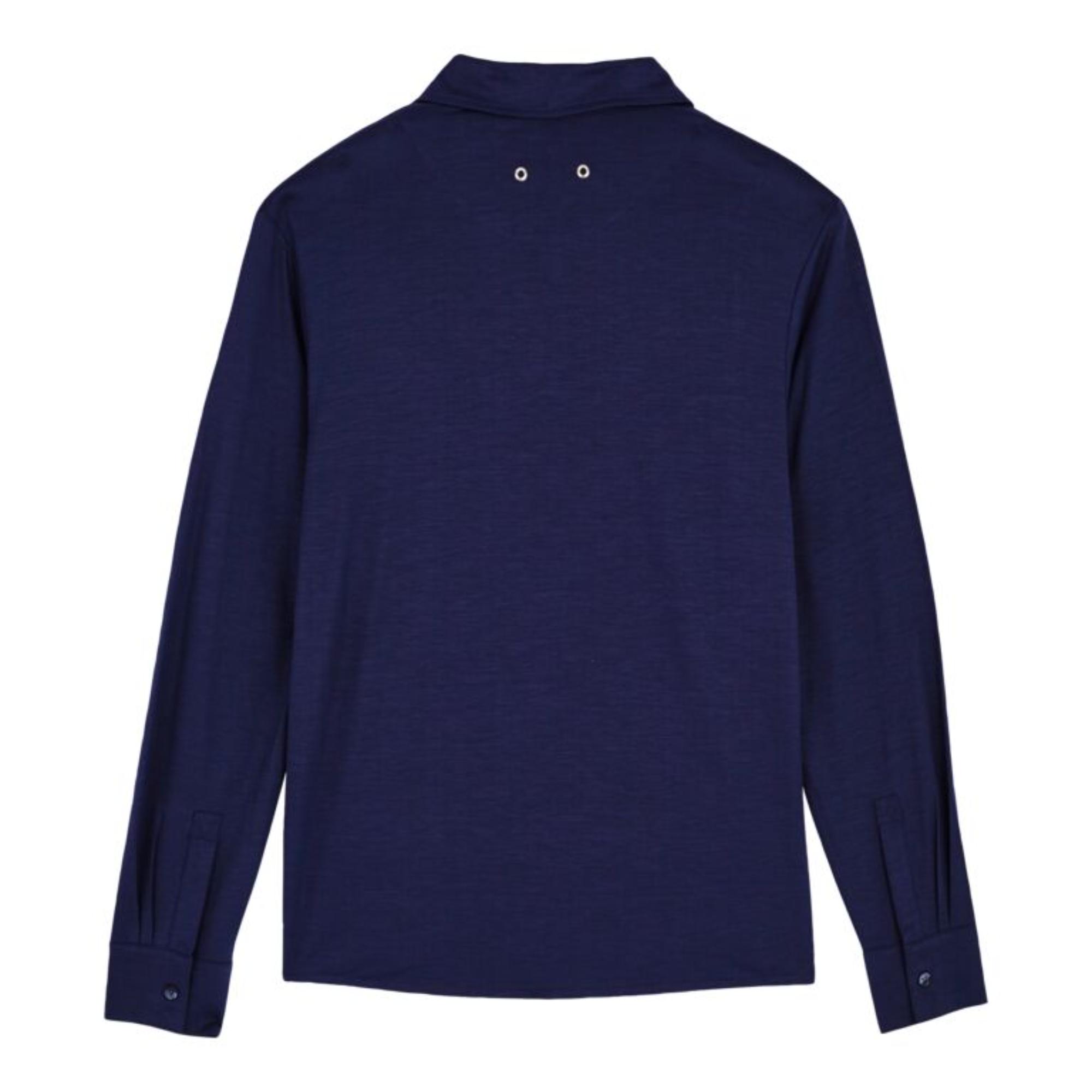 Blue Men Calandre Shirt