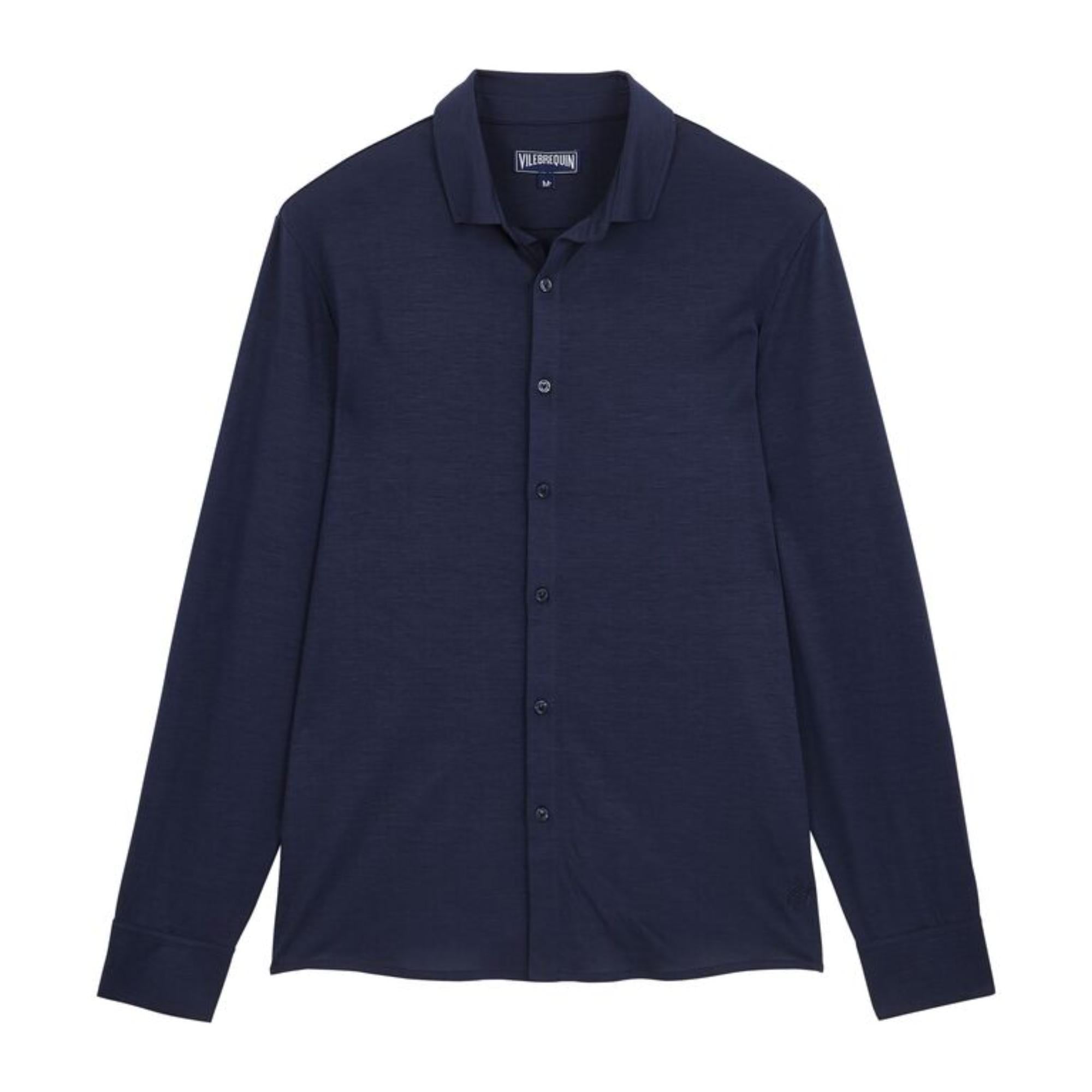 Blue Men Calandre Shirt