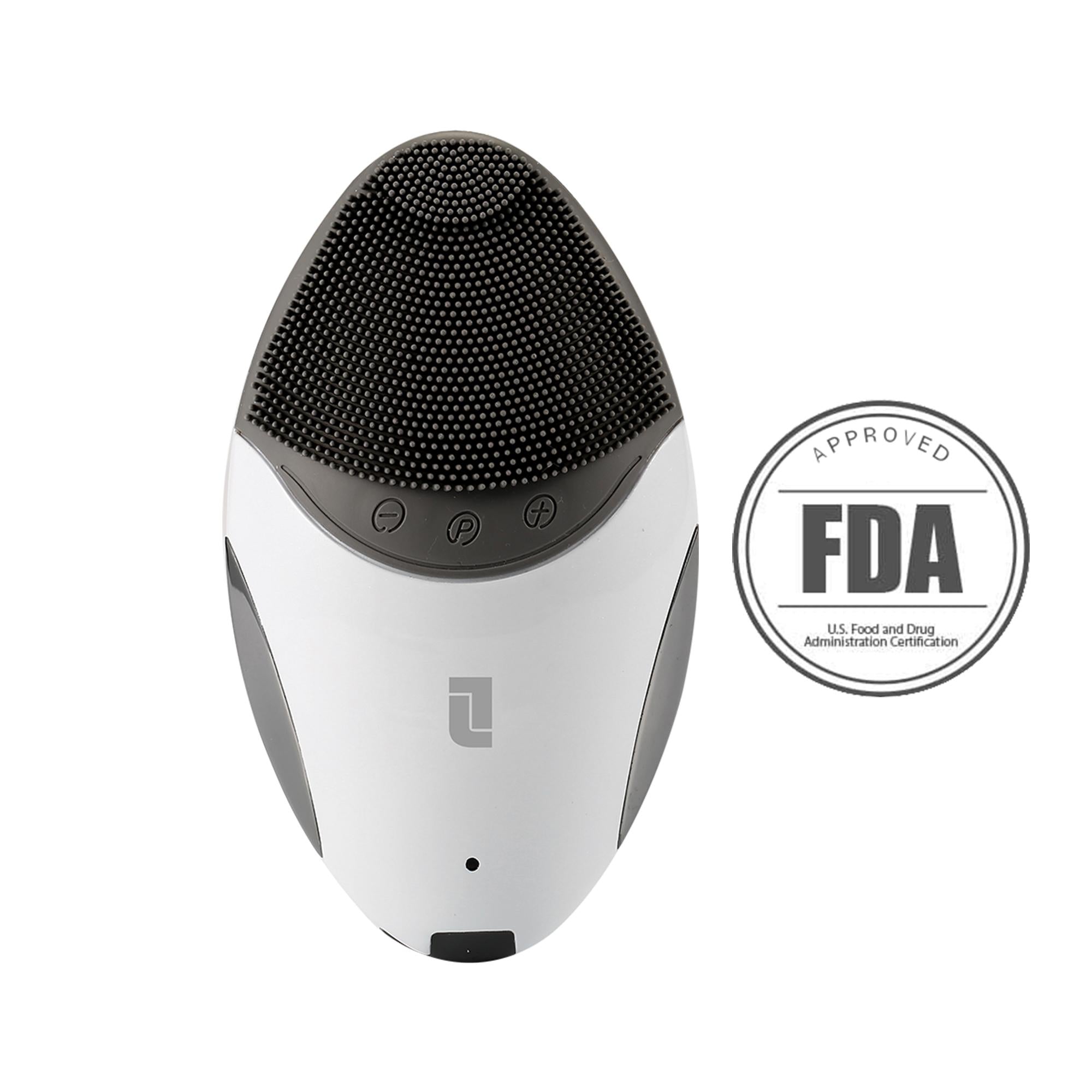 Ultra Cleanser with Ion and EMS Technology - Black/Silver/White