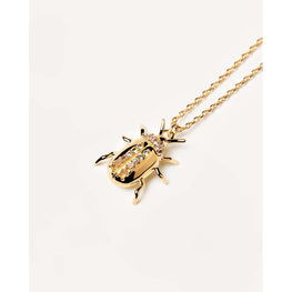 Balance Beetle Amulet Necklace