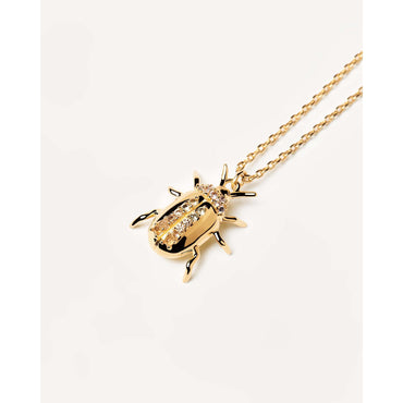 Balance Beetle Amulet Necklace