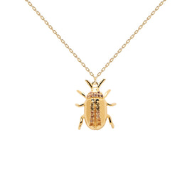 Balance Beetle Amulet Necklace