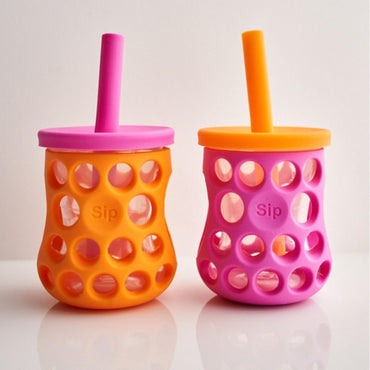 CogniKids Sip Accessories Pack - Tangerine/Flamingo