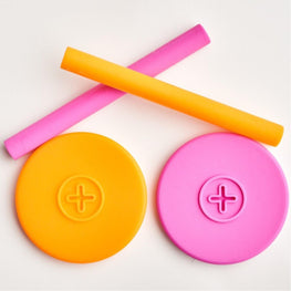 CogniKids Sip Accessories Pack - Tangerine/Flamingo