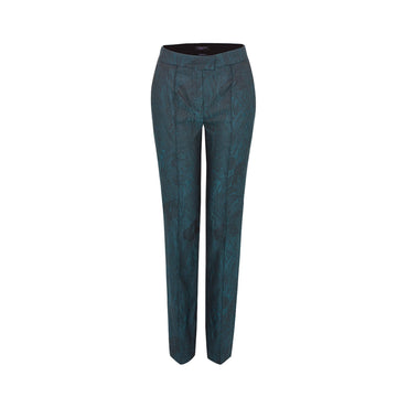 Women Skinny Pants With?Picoting? - Dark Green