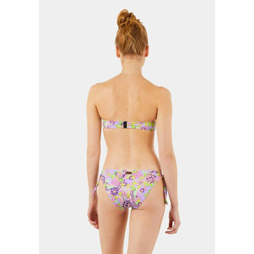 Pink Print Mother/Daughter Rainbow Flower Women Flamme Swimsuit