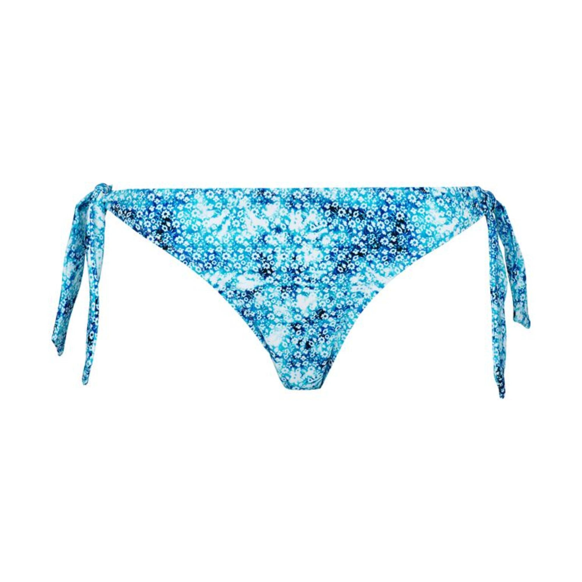 Blue Print Mother/Daughter Flower T&D Women Flamme Swimsuit