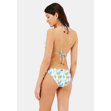 White Family Print Beach Boys Women Flore Swimsuit