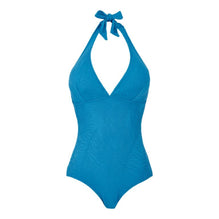 Blue Women Famous Swimsuit