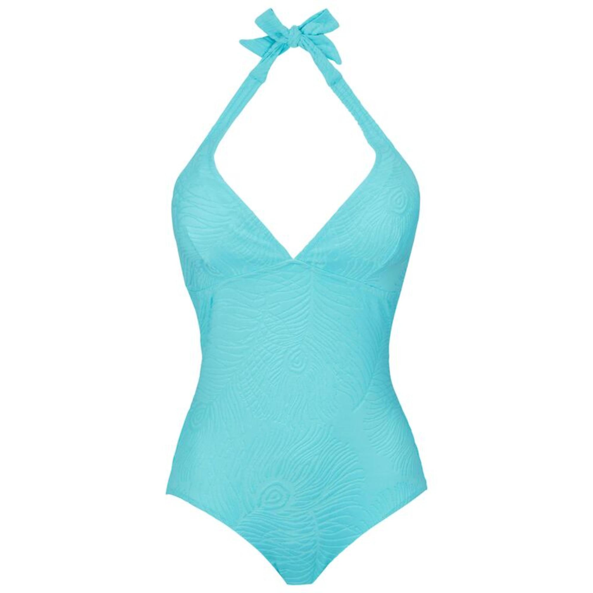 Blue Women Famous Swimsuit