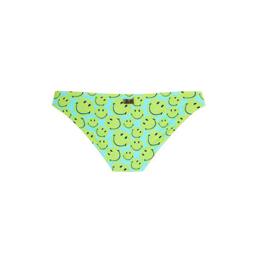 Blue Family Print Turtle Smiley Women Fine Swimsuit