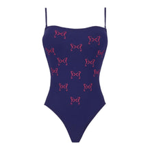 Blue Women Facette Swimsuit