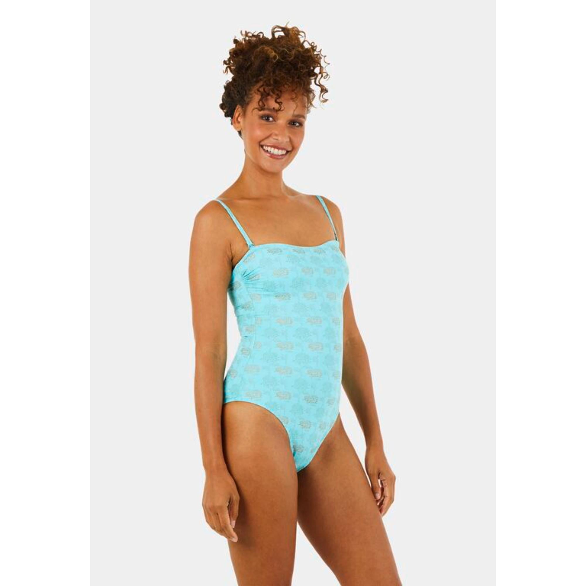 Blue Print Mother/Daughter Irid.Flower Women Facette Swimsuit