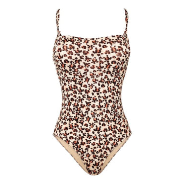 Beige Family Print Tt Leo Women Facette Swimsuit