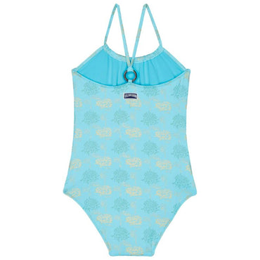 Blue Print Mother/Daughter Irid.Flower Girl Gazette Swimsuit