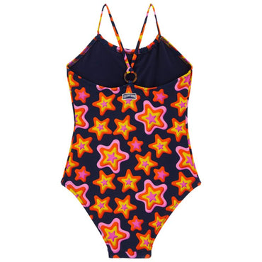 Blue Family Print Stars Gift Girl Gazette Swimsuit