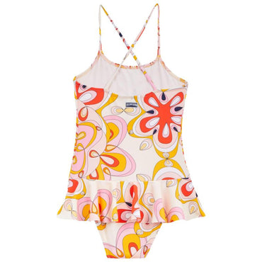 Pink Print Mother/Daughter Kaleido Girl Grilly Swimsuit