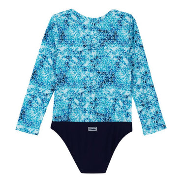 Blue Print Mother/Daughter Flower T&D Girl Galaxie Swimsuit