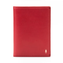 Gulliver Travel Passport Holder (RFID USA Nappa Leather) - Red