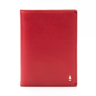 Gulliver Travel Passport Holder (RFID USA Nappa Leather) - Red