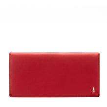 Gulliver Cash Coin Long Wallet (RFID USA Nappa Leather) - Red