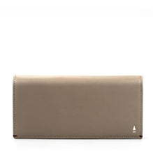 Gulliver Cash Coin Long Wallet (RFID USA Nappa Leather) - Taupe Grey