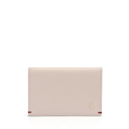 Gulliver Name Card Holder Wallet (RFID USA Nappa Leather) - Beige