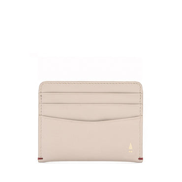 Gulliver Slim Cash Card Holder Wallet (RFID USA Nappa Leather) - Beige