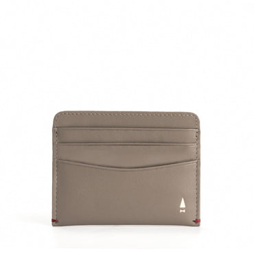 Gulliver Slim Cash Card Holder Wallet (RFID USA Nappa Leather) - Taupe Grey