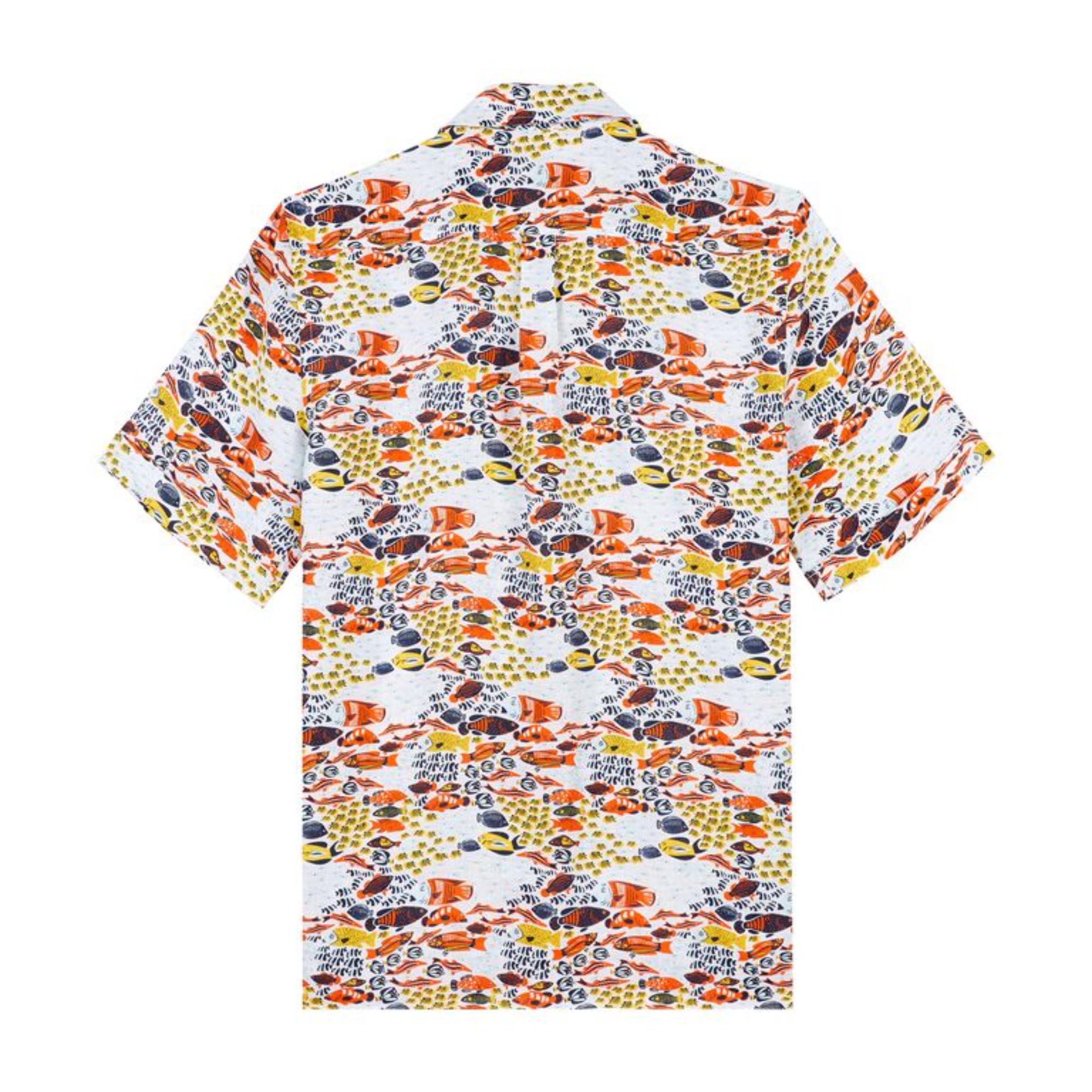 Multicolor Print Father/Son Fish Fam Men Charli Shirt