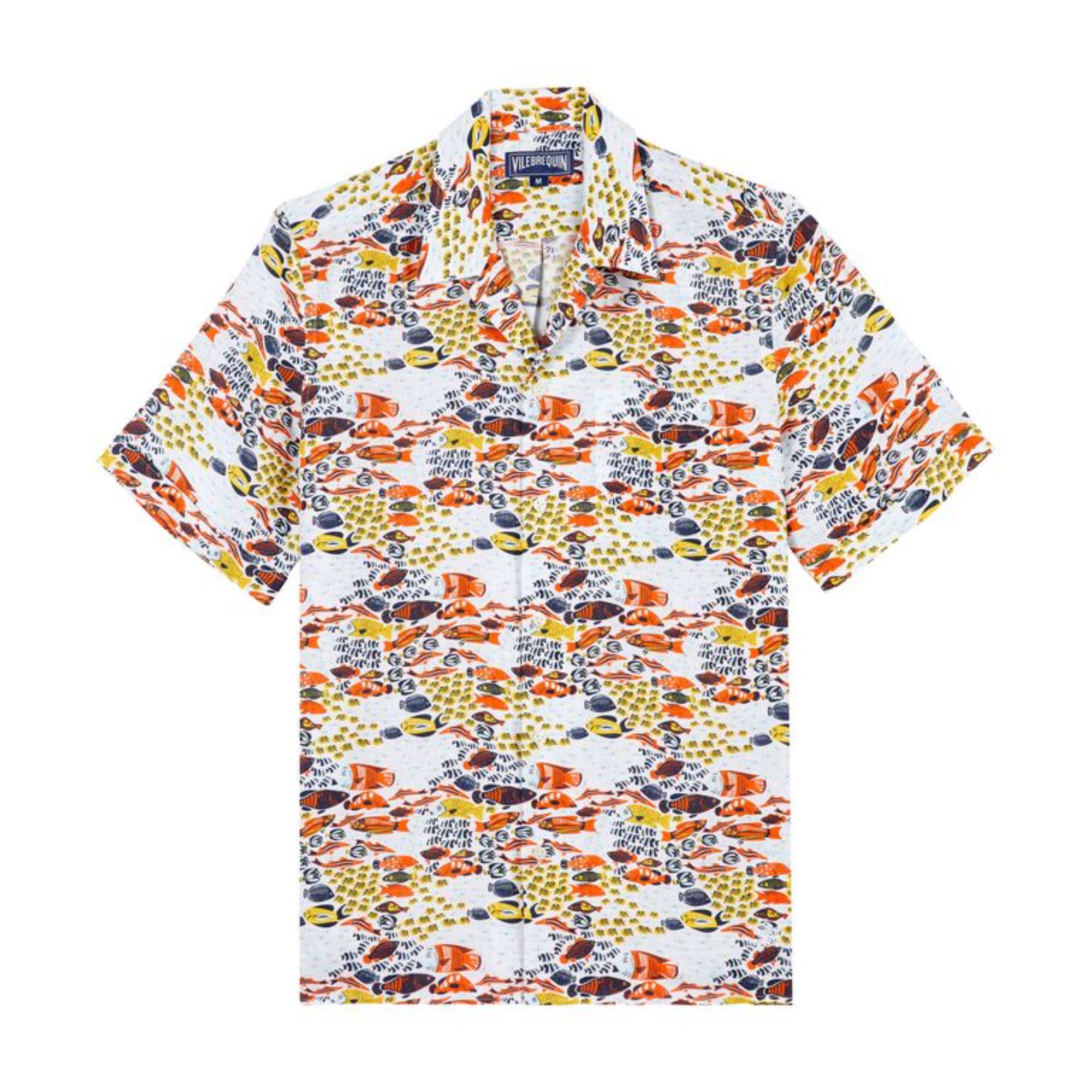 Multicolor Print Father/Son Fish Fam Men Charli Shirt