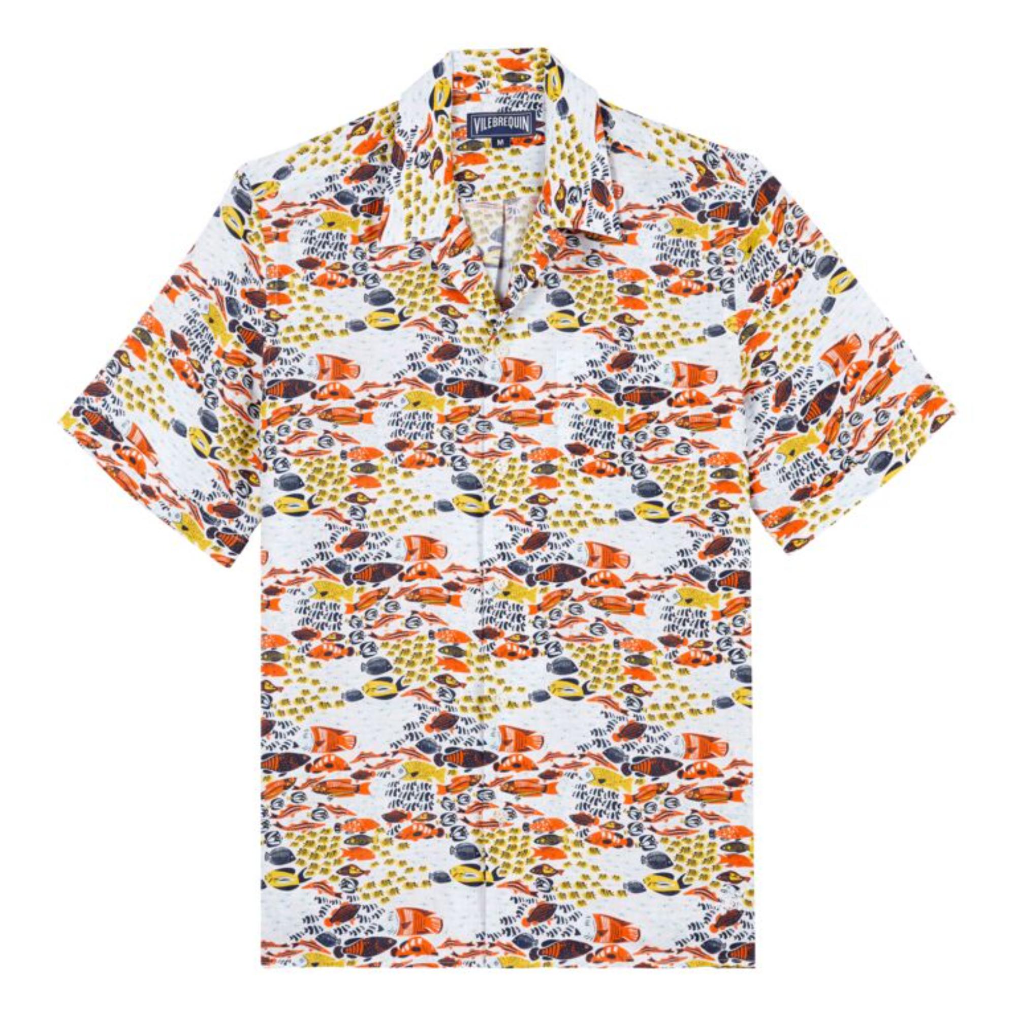 Multicolor Print Father/Son Fish Fam Men Charli Shirt