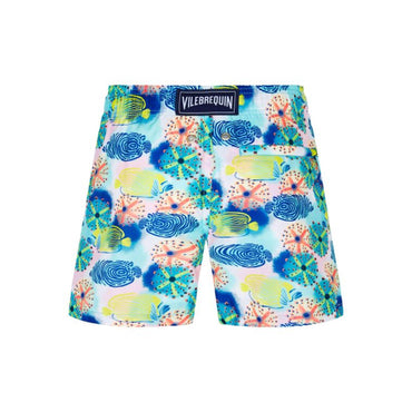 Multicolor Print Father/Son Urchins Fish Boy Jihin Swimsuit