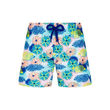 Multicolor Print Father/Son Urchins Fish Boy Jihin Swimsuit