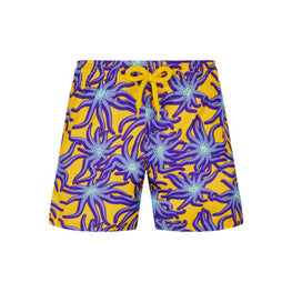 Yellow Print Father/Son Octopuss Band Boy Jihin Swimsuit